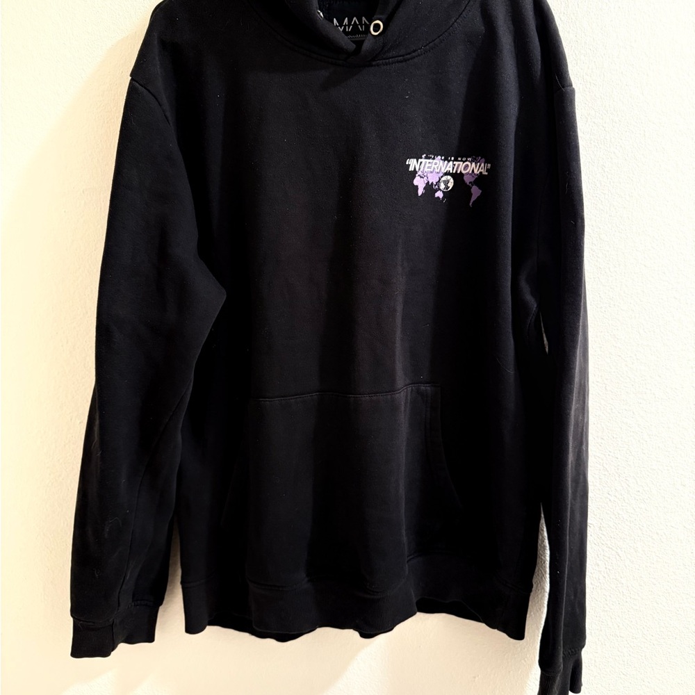 MN BoohooMAN Hoodie Used (True Fit Large) tag 4XL Graphic
International